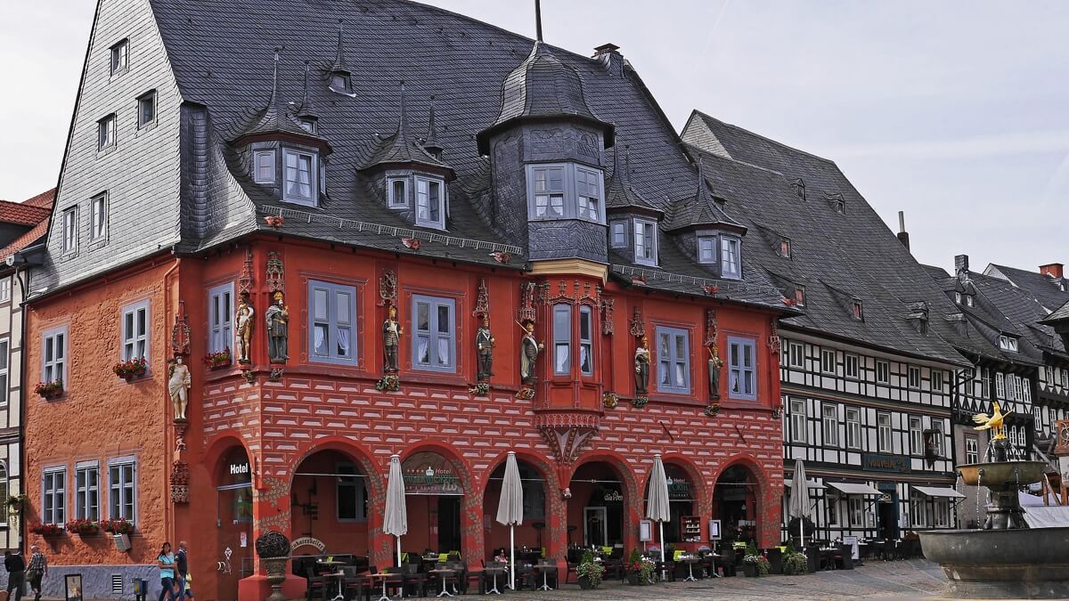 Der wunderschöne Marktplatz in Goslar