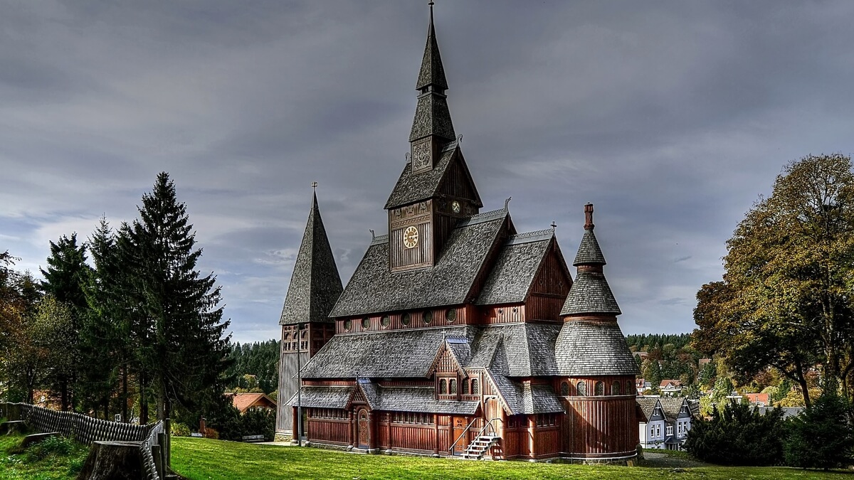 Die Stabkirche in Goslar Hahnenklee